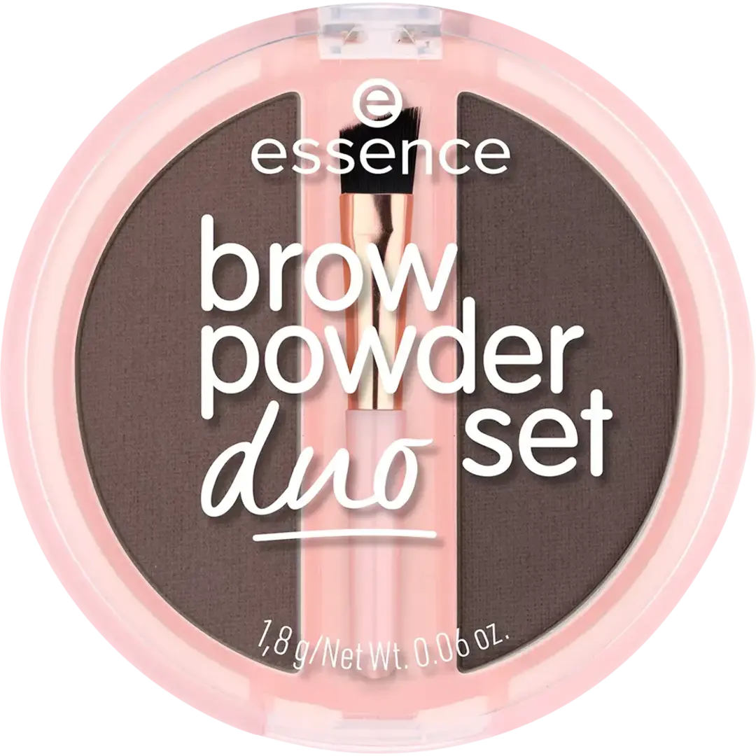 Essence Brow Powder Duo Set 003 Dark Brown. Essence Brow Powder Duo Set 003 Dark Brown.