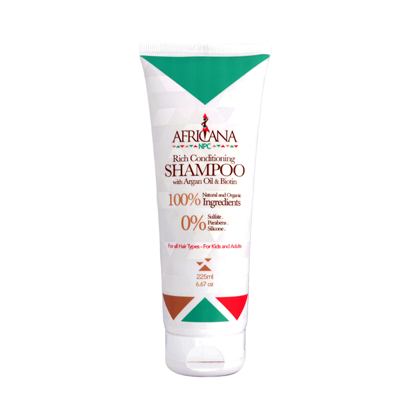 06SHAMPOO.png Africana Rich Conditioning Shampoo 225ML - الصورة 1