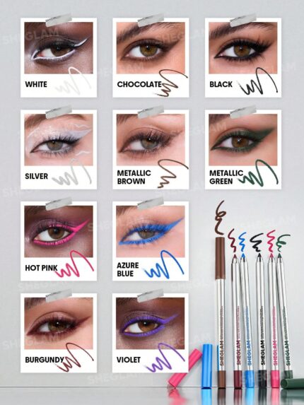 Sheglam Boldline Longwear Multi-Function Gel Liner-Metallic Brown.