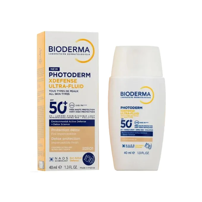 BIODERMA PHOTODERM XDEFENSE ULTRA-FLUID ( Teinte 01 ) BIODERMA PHOTODERM XDEFENSE ULTRA-FLUID ( Teinte 01 )