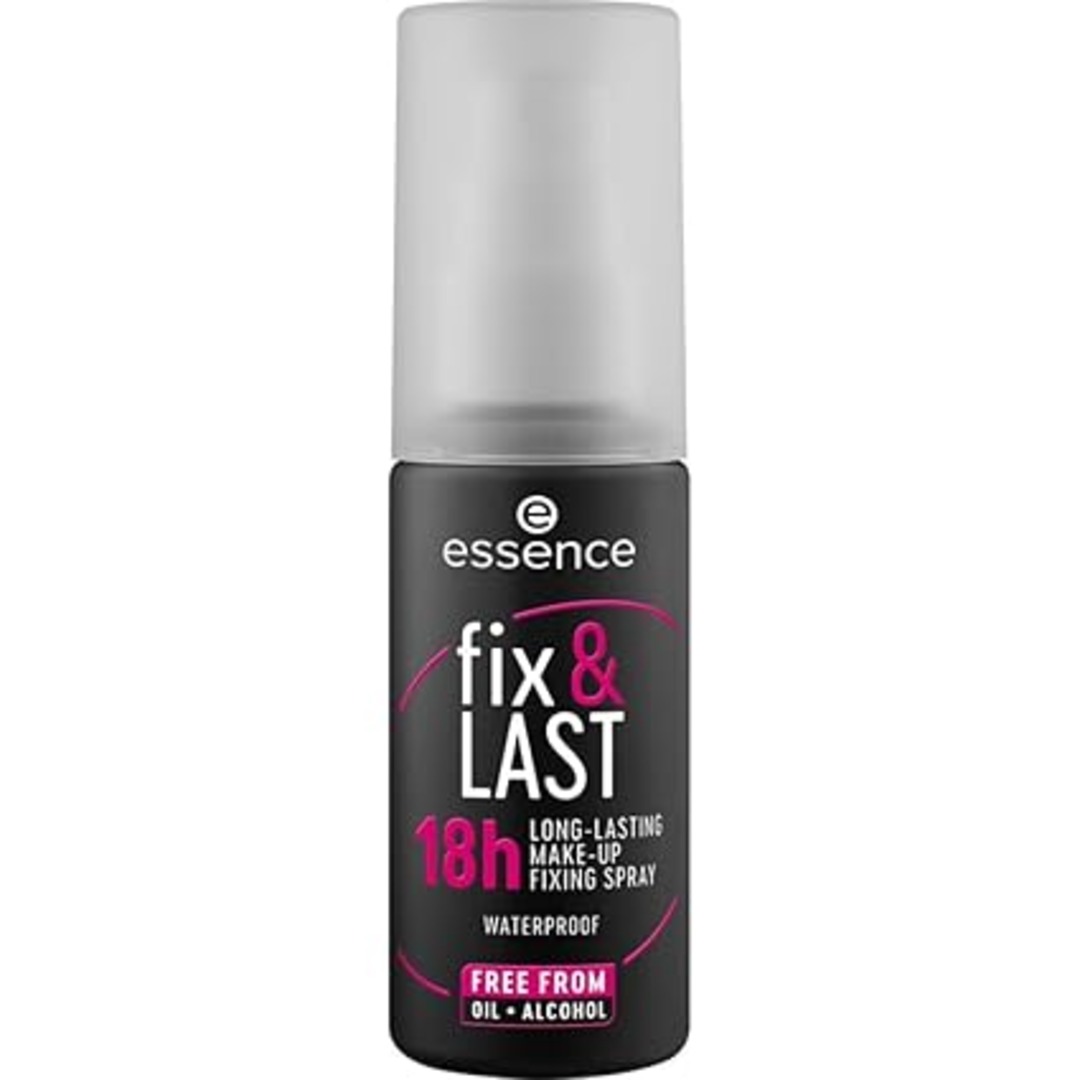 ESSENCE Fix & Last 18H Long-Lasting Makeup Fixing Spray 50ml. ESSENCE Fix & Last 18H Long-Lasting Makeup Fixing Spray 50ml.