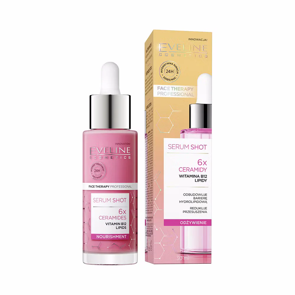 Eveline Serum Shot Nourishing treatment with 6x ceramides 30ml Eveline Serum Shot Nourishing treatment with 6x ceramides 30ml