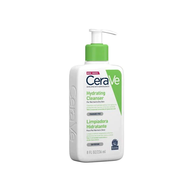 CERAVE-HYDRATING-CLEANSER-236ML.webp Cerave hydrating cleanser for normal to dry skin 236ml. - الصورة 1