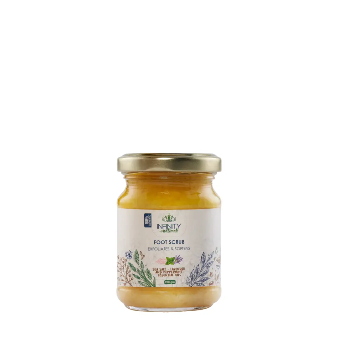 Infinity Naturals Foot Scrub Sea Salt Lavender & Peppermint Essential Oils Infinity Naturals Foot Scrub Sea Salt Lavender & Peppermint Essential Oils