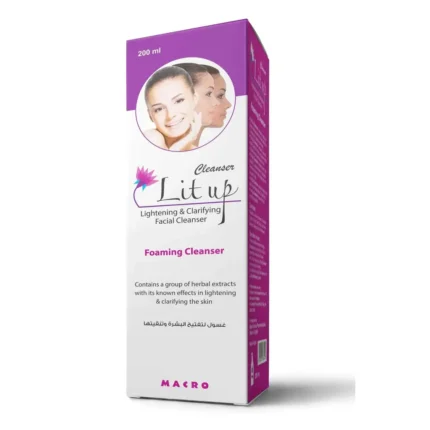 Lit up cleanser whintening foam 200ml.