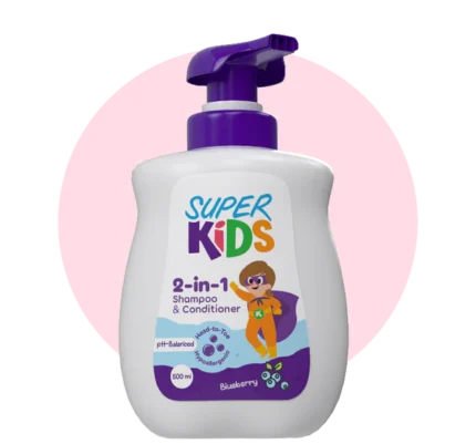Super kids 2 In 1 Shampoo & Conditioner 500 ml