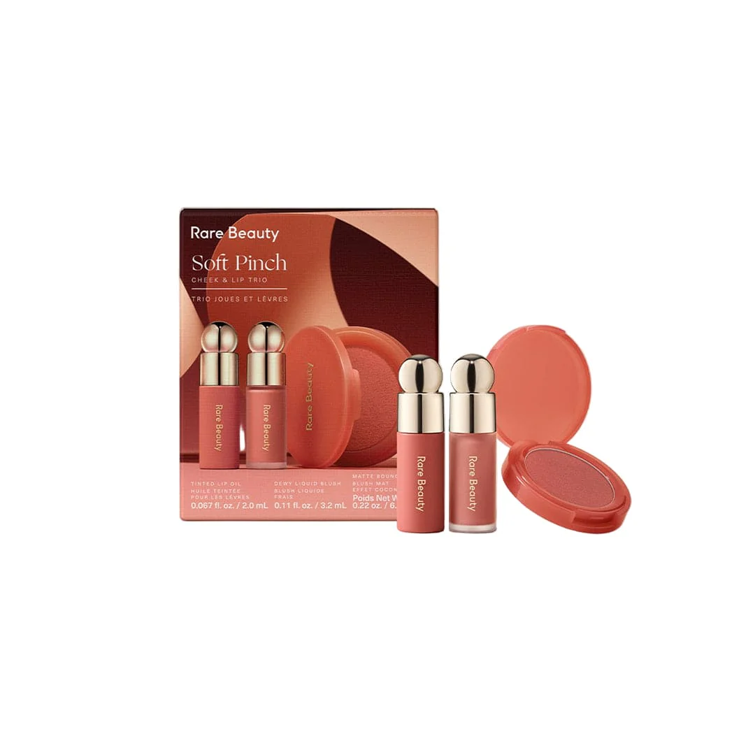 Rare Beauty Soft Pinch Cheek & Lip Trio. Rare Beauty Soft Pinch Cheek & Lip Trio.