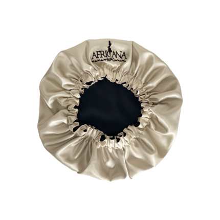 Africana Luxury Satin Bonnet (Silver)