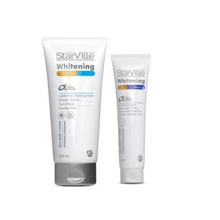 Starville whitening cleanser & whitening gel