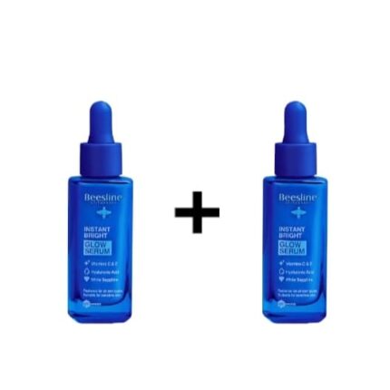 beesline bright glow serum vitamin c & E 30ml (1+1)