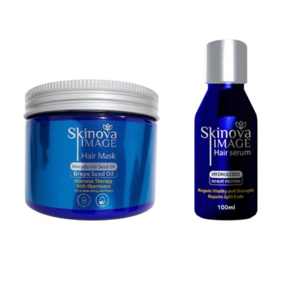 SKINOVA Hair Routine ( Hair Mask 350ml + Hair Serum )