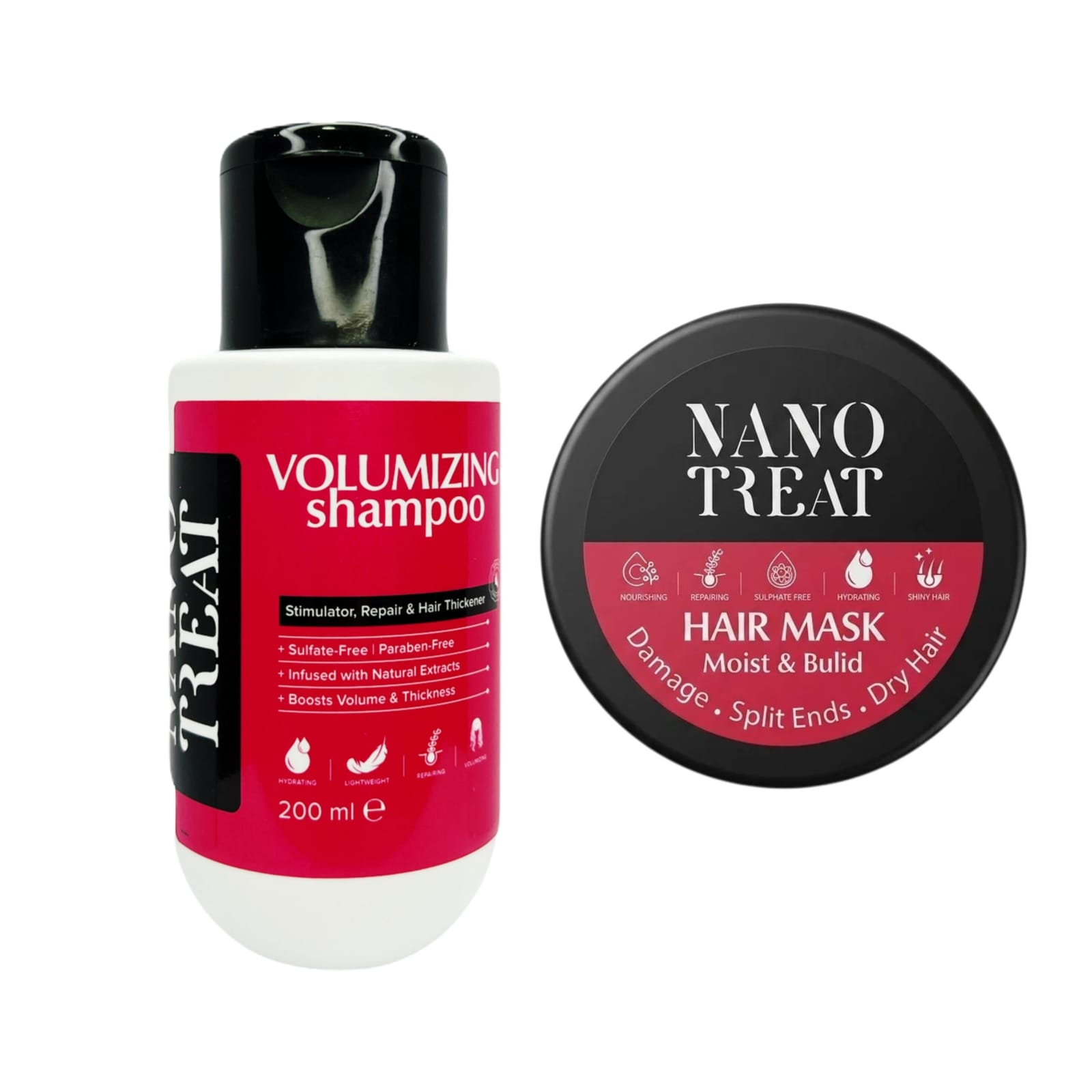 Nano Treat Hair Routine ( Shampoo + Hair Mask ) Nano Treat Hair Routine ( Shampoo + Hair Mask )
