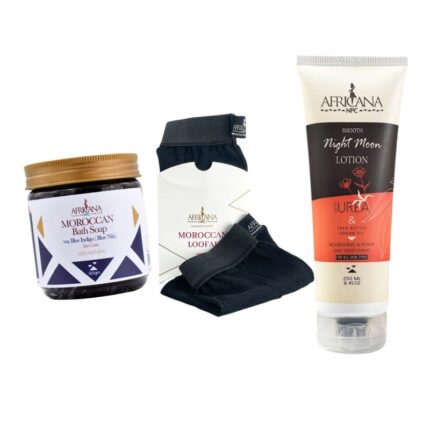 Africana Offer ( Blue Indigo + Loofah + Lotion Night Moon )