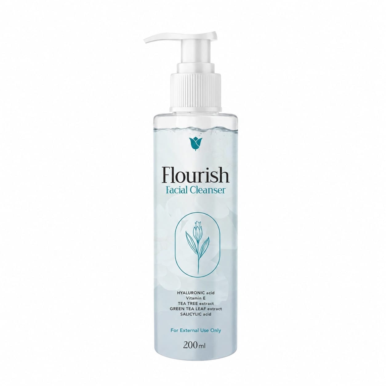 Flourish ( Blue Lotus ) Cleanser 200ml Flourish ( Blue Lotus ) Cleanser 200ml
