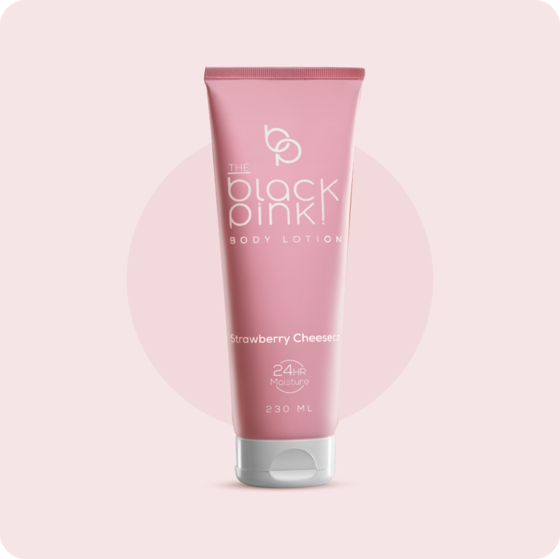 img_8629-800x799-1.png The Black Pink Body Lotion Strawberry Cheesecake 230ml - الصورة 1