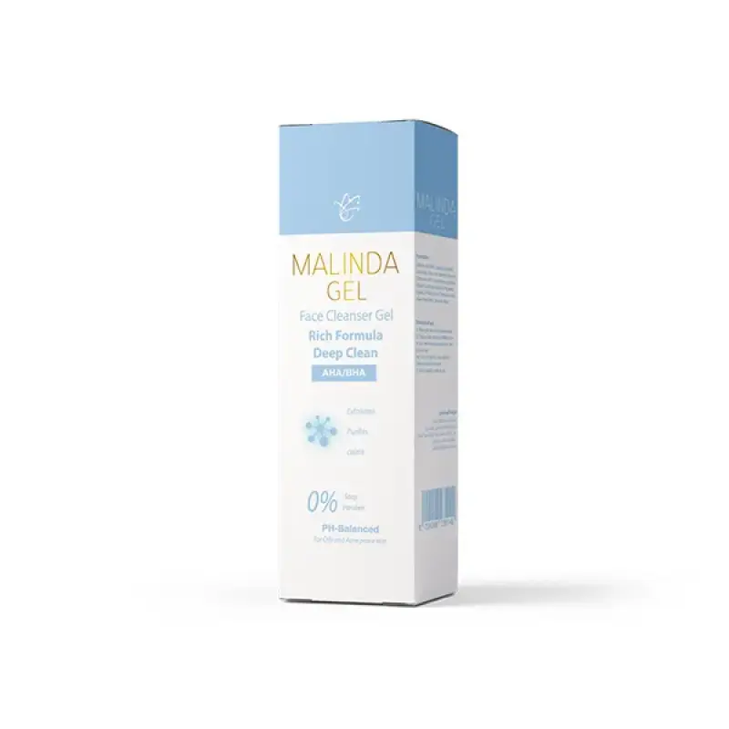 malinda-gel-800x800-1 malinda gel cleanser 250ml - الصورة 1
