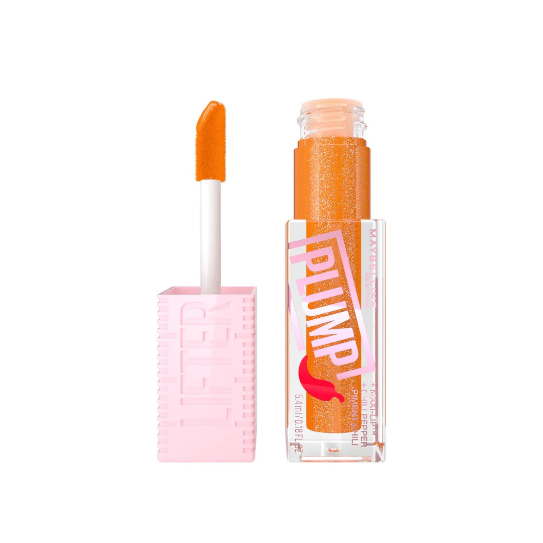 Maybelline Lip Plumper Lifter Plump Gloss with Chili Pepper 008 hot honey. Maybelline Lip Plumper Lifter Plump Gloss with Chili Pepper 008 hot honey.