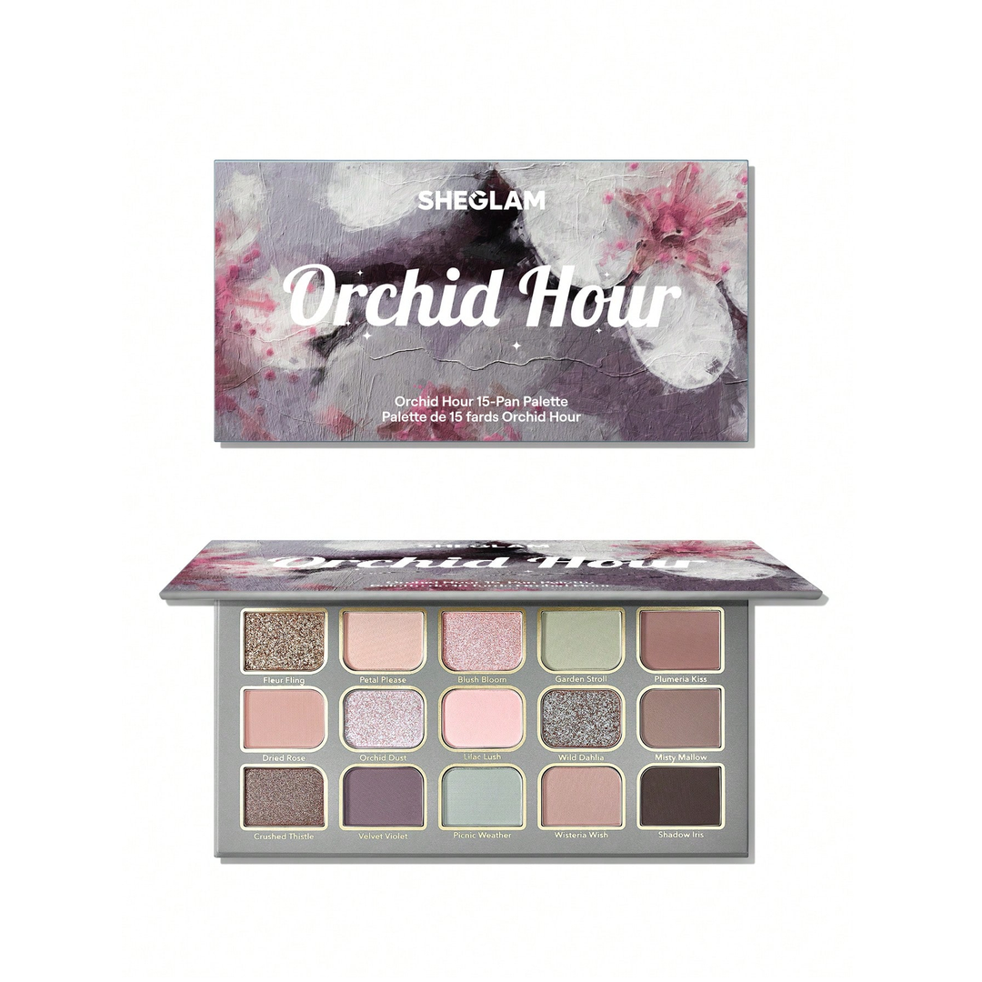 Sheglam Orchid Hour 15-Pan Eyeshadow Palette. Sheglam Orchid Hour 15-Pan Eyeshadow Palette.